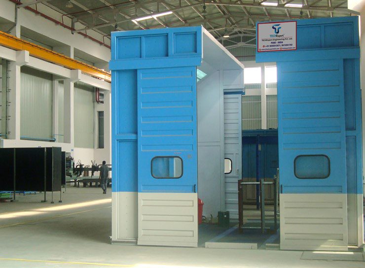 Down Draft Paint Booth